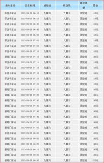 九寨汽车票多少(九寨汽车票价格详解)