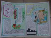 湖北美食与特色手抄报素材动漫，品味湖北文化精粹