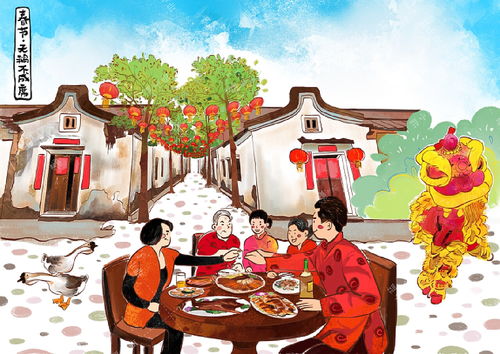 小镇照片湖北美食插画-小镇的图片简笔画