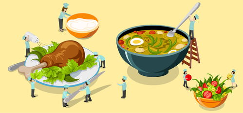 湖北美食海报插画素材视频-湖北美食地图手绘