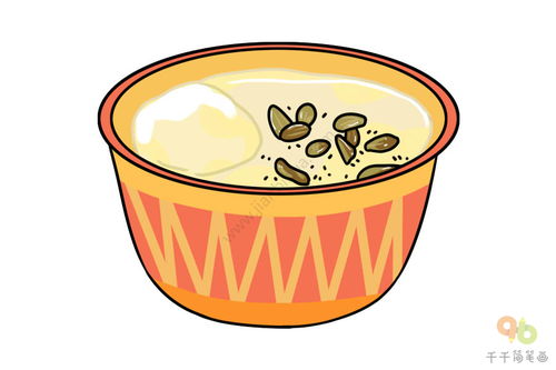 湖北美食手绘海报与简笔画图片欣赏