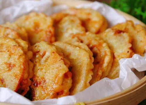 湖北美食藕夹肉高清图片欣赏，湖北特色藕夹美食展示