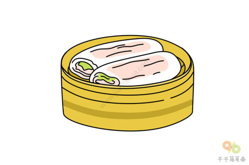 湖北美食简笔画图片,湖北省美食简笔画