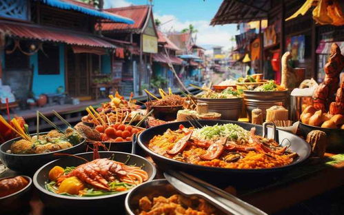 湖北美食博主探秘小镇美食城，湖北美食一览无余