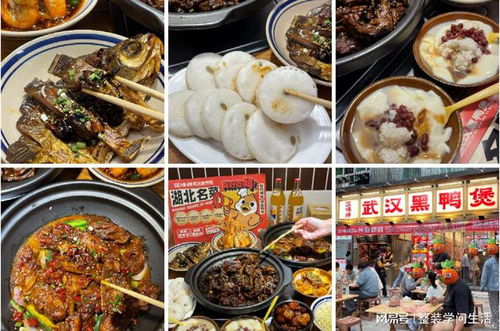 湖北美食博主探秘小镇美食城，湖北美食一览无余