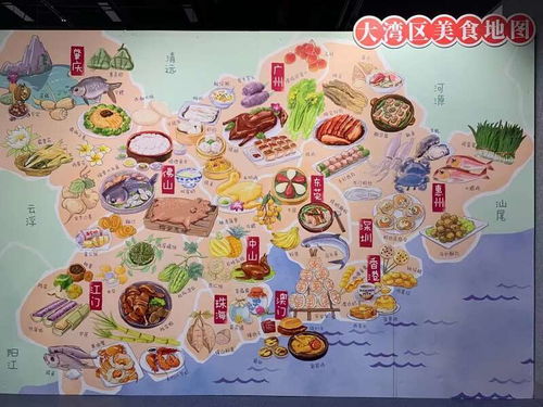 湖北美食与中秋卡通绘画，美味与文化的融合