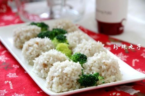 珍珠丸子湖北美食做法窍门,珍珠丸子怎么做好吃窍门