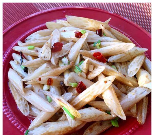 湖北美食炒藕带，家常做法详解