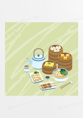 湖北美食手绘地图，美食图片海报素材集萃