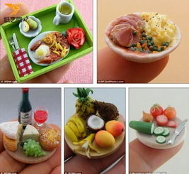 湖北美食轻粘土手工作品,轻粘土食物手工制作大全