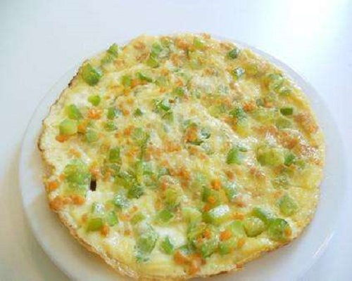 湖北美食青椒斩蛋,青椒斩蛋加不加生粉