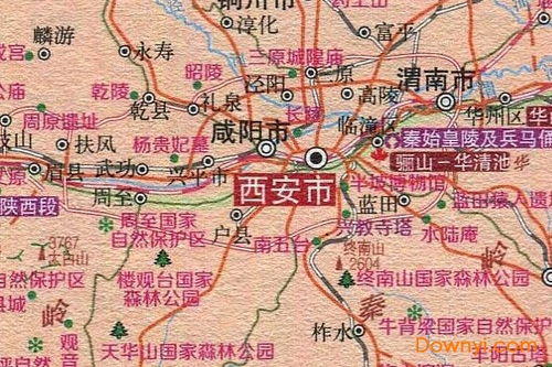 湖北省旅游地图包，高清全图，一览全省景点