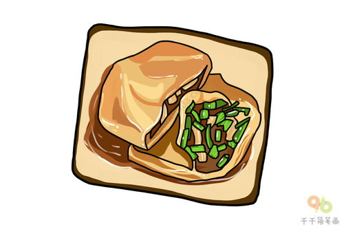 湖北美食简笔画大全高清版，大图汇总