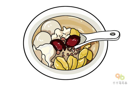 湖北美食简笔画大全高清版，大图汇总