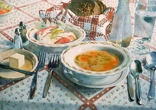 湖北美食插画场景全景展示，品味楚天美食文化画卷