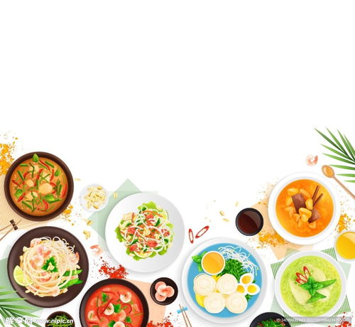 湖北美食的卡通手绘图谱