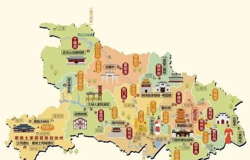 湖北大别山旅游美景与地理位置地图欣赏 湖北大别山旅游美景与地理位置地图欣赏