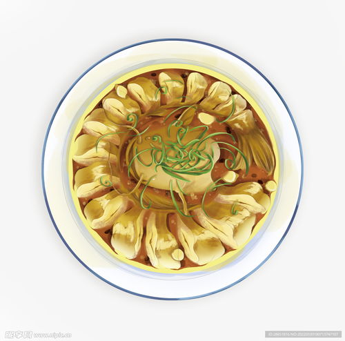湖北美食插画图片大全，简单漂亮的高清美食图片