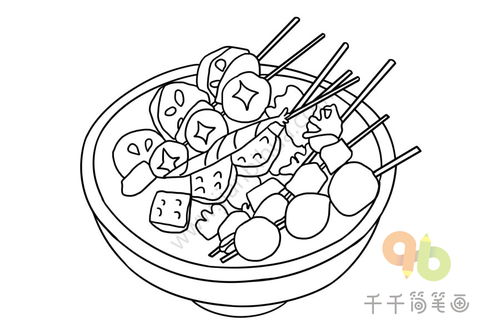 湖北美食拼图图片高清版,湖北美食图片简笔画
