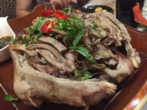 湖北美食探店羊头,特色羊头