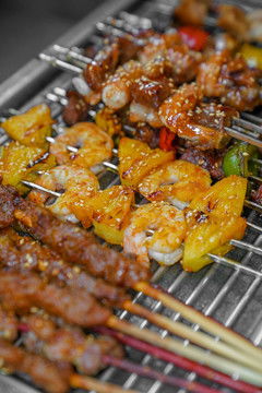 湖北美食烧烤,湖北烤串