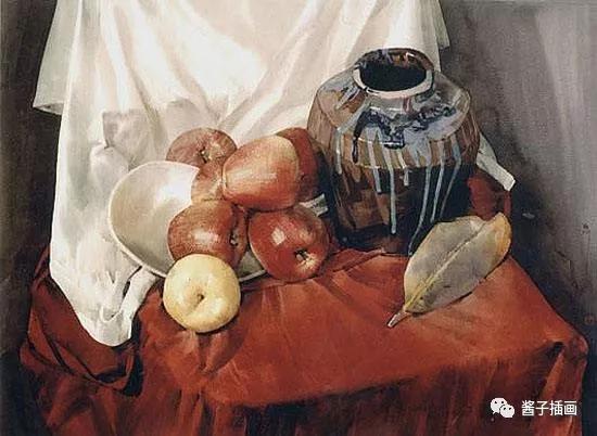 湖北美院水彩美食大赛,湖北美术学院 水彩