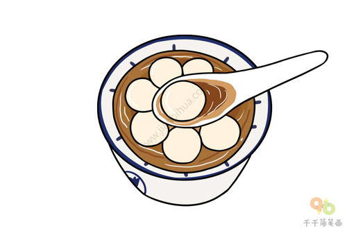 湖北美食绘画教程,湖北小吃简笔画