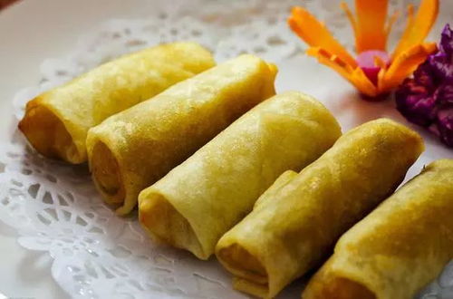 湖北美食豆皮春卷,春卷 豆皮