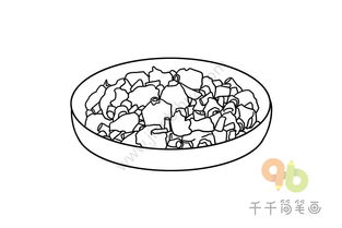 湖北美食插画教程人物形象,湖北特色美食简笔画