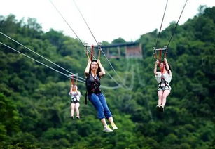 湖北高空滑索旅游,湖北玩滑翔伞的地方