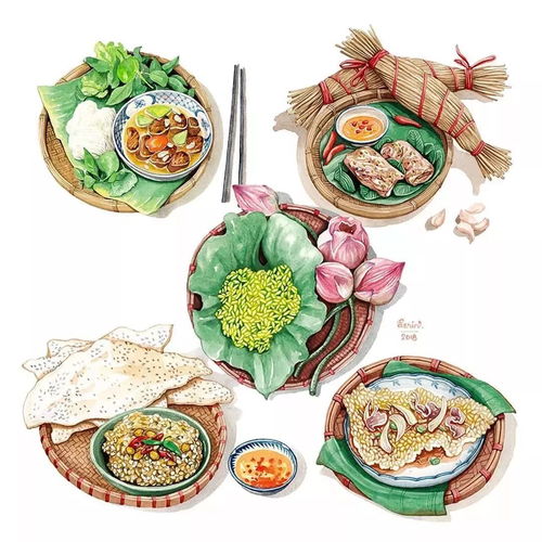 湖北美食小吃创意画,湖北美食小吃创意画图片