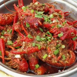 湖北美食街小龙虾,湖北口味小龙虾