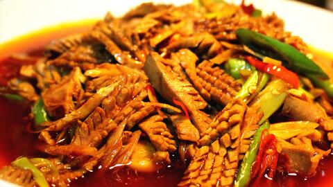 湖北美食腰花,腰花的做法大全家常