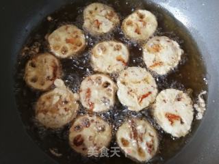 湖北美食炸藕夹,炸藕夹的做法视频