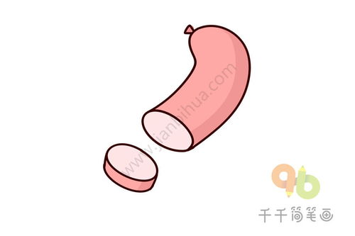 湖北美食鸭脖简笔画,湖北美食鸭脖简笔画图片