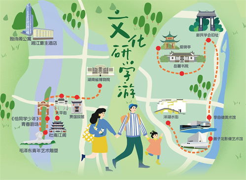 湖北旅游景区导视图手绘,湖北旅游导览图