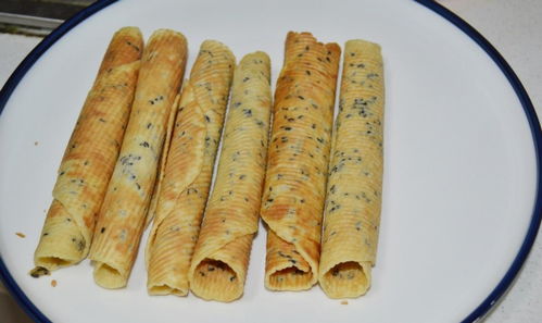 湖北美食蛋卷零食,人气美食蛋卷