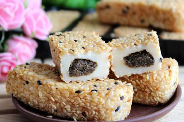 湖北美食麻糍图片高清,小吃麻糍