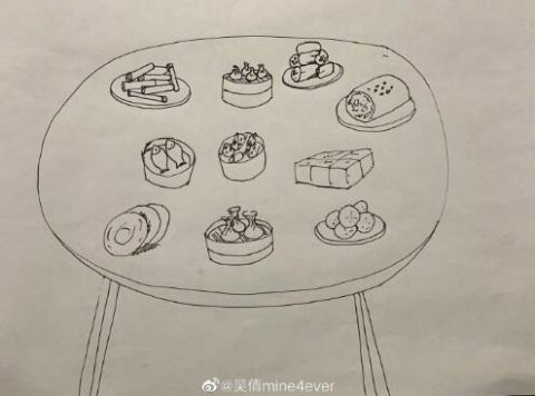 湖北美食图片画画版大全,湖北美食图片简笔画