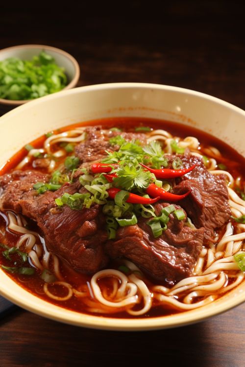 湖北美食牛肉红薯粉,大片牛肉红薯粉