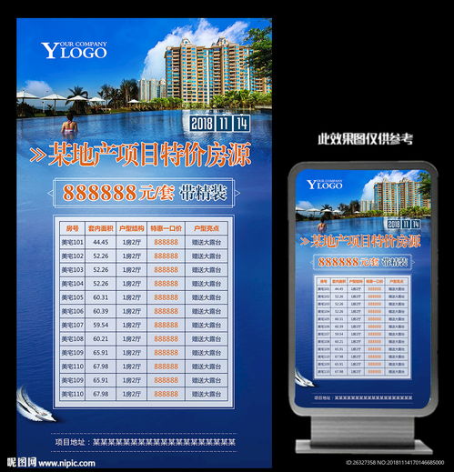 房产价格海报怎么做