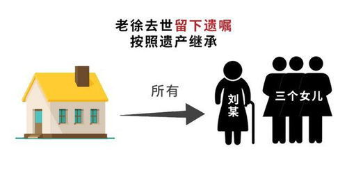 继承房产的父亲怎么分配