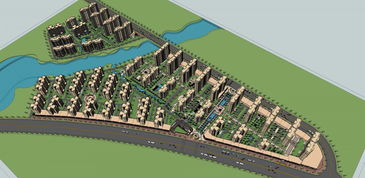 房产社区模型图怎么画