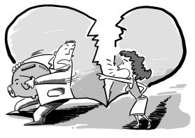 父女共有房产怎么分割