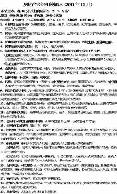 房产知识摘录怎么写范文