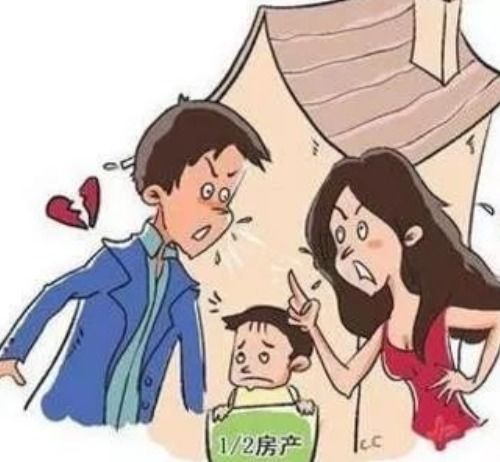 离婚房产给孩子怎么分割