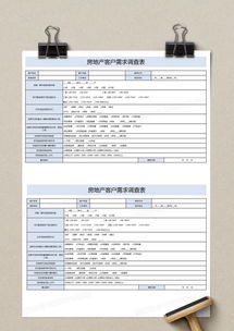 房产客户需求记录怎么写