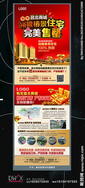 房产店里海报怎么写