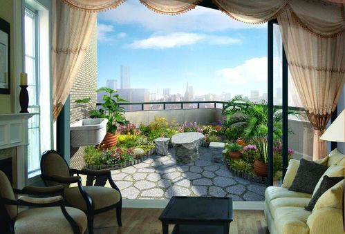 探盘房产阳台怎么摆放