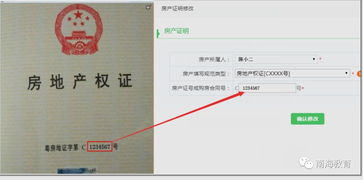 网上报名房产怎么填